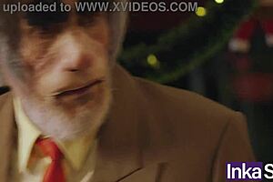 grinch and victoria camargo get dirty this christmas with anal action.