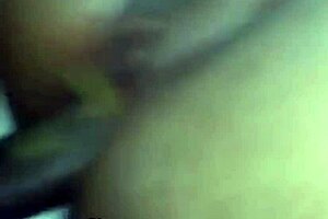 Ebony Babe Receives Deepthroat and Assfucking in Homemade Scene