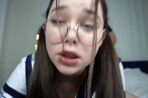 the student in school uniform loves getting assfucked to orgasm