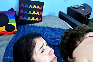 Big Ass Girl Getting Spanked While Sucking One Dick