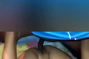 happy cuckold asking, 'is my wife getting fucked by that big black cock?' watching her moan with pleasure