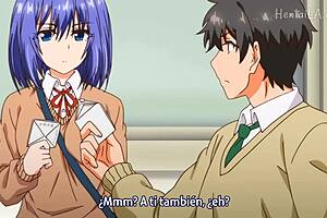 i watch the lesbian couple fuck hard in school