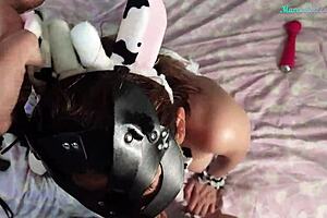 hottie deepthroats rough fucks gets slaps and cum on big ass cosplay