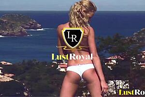 Super curvy babe fucked outdoors in the pool!