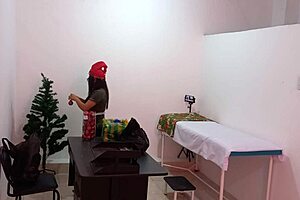 latina nurse caught decorating doctor's office asks, 'want to see me get sexy and hot?'