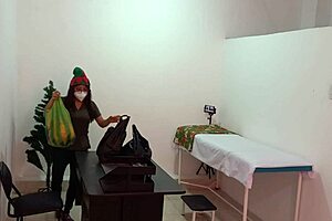 latina nurse caught decorating doctor's office asks, 'want to see me get sexy and hot?'