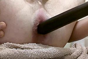 masturbating my wet ass with a toy and fingers!