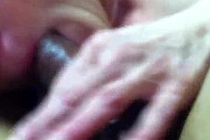 my wife gives me a blow job in our homemade scene