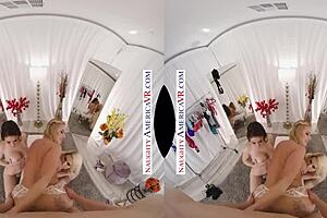 Naughty America Trio Enjoys Pov Blowjobs In Changing Room