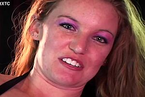 Redhead Babe's POV Casting Interview with Dirty Talk and Natural Tits