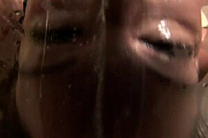 Brunette hottie says she loves a hard deep mouth fuck with cumshot.