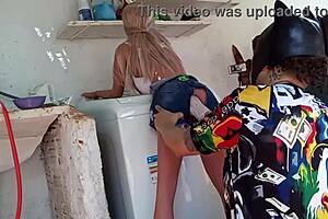 Is this hot wife cheating on her husband with a sex toy in public anal?