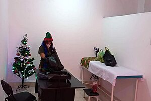 latina nurse caught decorating doctor's office asks, 'want to see me get sexy and hot?'