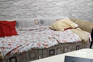 pretty girl rides fake cock hard