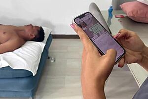 Big ass latina masseuse camila henao rides bbc and squirts in doggystyle