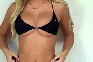 boutinela in all black bikini dancing at club 😘
