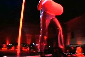 Bustiest Stripper Dances With Huge Tits Clothes Ripped Off