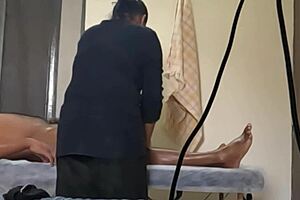 happy ending massage caught on hidden camera in spa