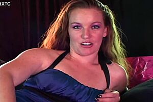 Redhead Babe's POV Casting Interview with Dirty Talk and Natural Tits