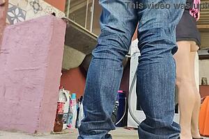 housewife welcomes technician with monster cock while husband is away.