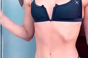 boutinela in all black bikini dancing at club 😘