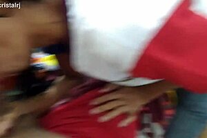 latina housewife teacher gives uncensored blowjob in homemade video.