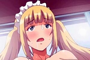 Another thicc blonde in hentai compilation.