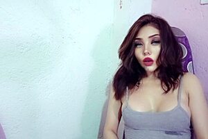 Masturbating in a corner while alone at home, squirting wet