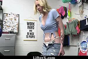 Teen Shoplifter Bent Over For Ass Fucking By Officer