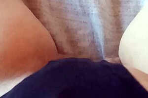 Gretala relaxes in her black slip, feeling sensual