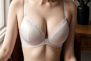 Whoa, check out these cute Japanese lingerie models showing off barefoot feet and sexy panties!