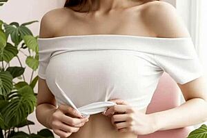 Whoa, check out these cute Japanese lingerie models showing off barefoot feet and sexy panties!