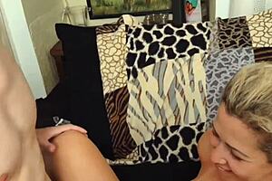 latina blonde rides stallion until she farts