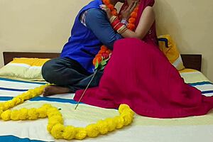 first night of newly married desi beautiful girl with addicted husband, involving dripping sex and ass licking.