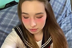 Homemade Amateur Girl In Bunny Cosplay Masturbates