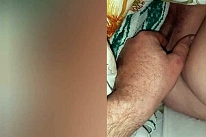 Big ass girl reaches intense orgasm with pussy play