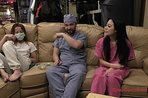 examine my hooters - blaire celeste in hospital backstage