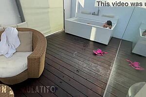 Step-sister sucks my dick to keep a secret