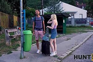 Hunt4k Tourist Permits Homeowner to Fuck His GF for Money!