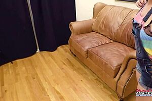 ginger hottie luna parish gives bj and gets wet pussy fucked deep