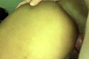 white cock makes ebony milf ass jiggle