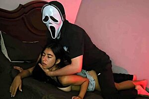 my sexy neighbor ghostface breaks my ass in doggystyle on halloween, and my boyfriend doesn't even notice