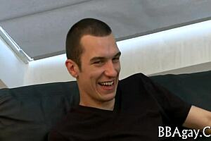homosexual dude gives lusty anal lickings