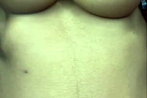 Ebony Brunette Plays With Dildo on Narrow Ass