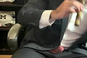 hey, jason collins smoking a cigar while having a boner