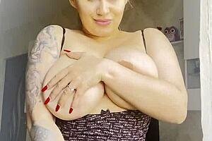 A compilation of cute blondes teasing with their big tits and asses in various scenes