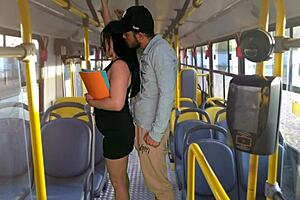 i got this student banged inside the bus in public, oh man