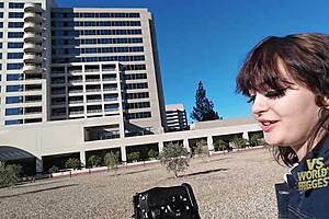 Tiktok Photographer Meets Porn Star on Street.