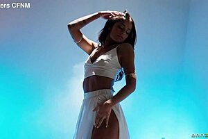 Intriguing foursome with Kira Noir and friends on train