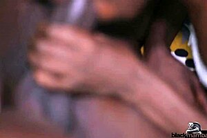 Creamy Group Sex with Two Ebony Girls